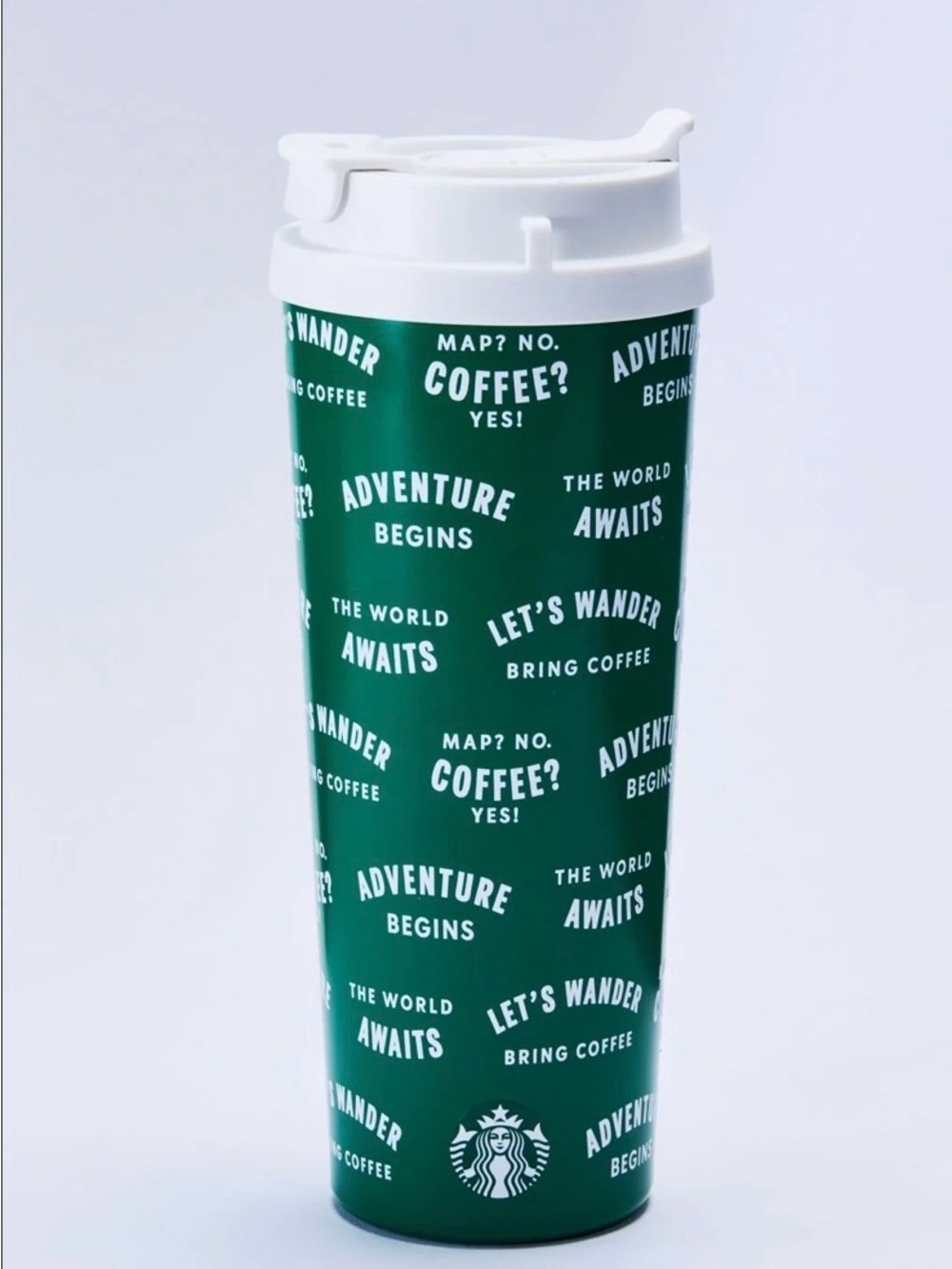 Starbucks Road Trip Collection Dual Lid Stainless Steel Tumbler (20oz)